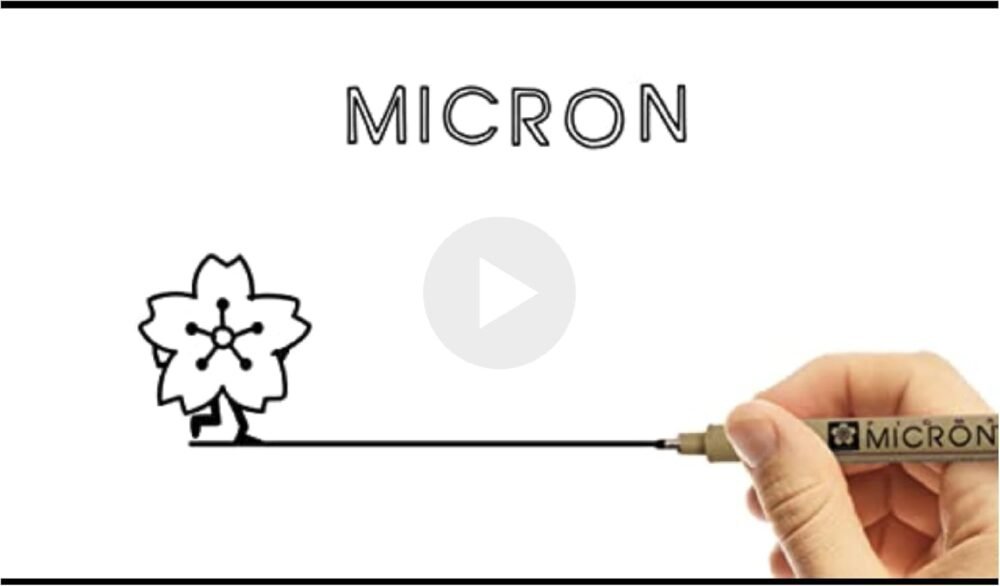 SAKURA Pigma Micron Fineliner Pens - Archival Black Ink Pens - Pens for Writing, Drawing, or Bullet Journaling - Assorted Point Sizes - 6 Pack - Image 7