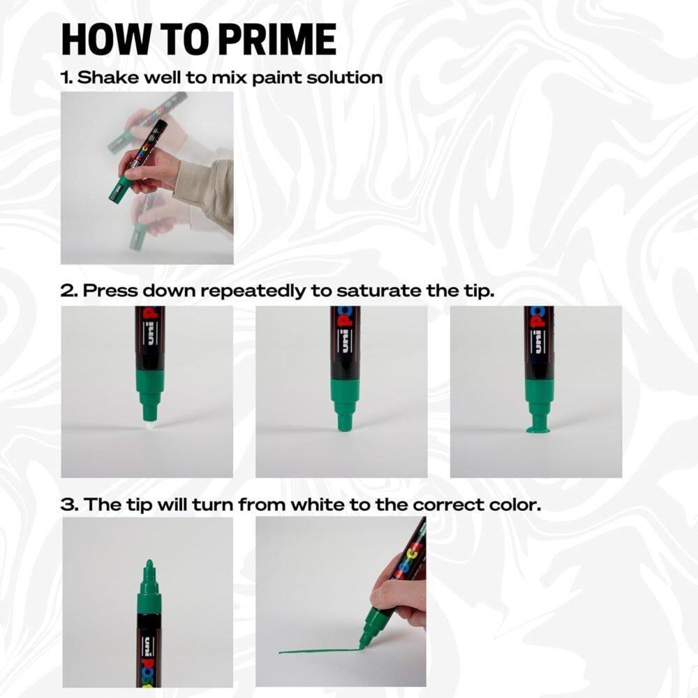 POSCA 8-Color Paint Marker Set, PC-5M Medium  Arts, Crafts & Sewing - Image 3